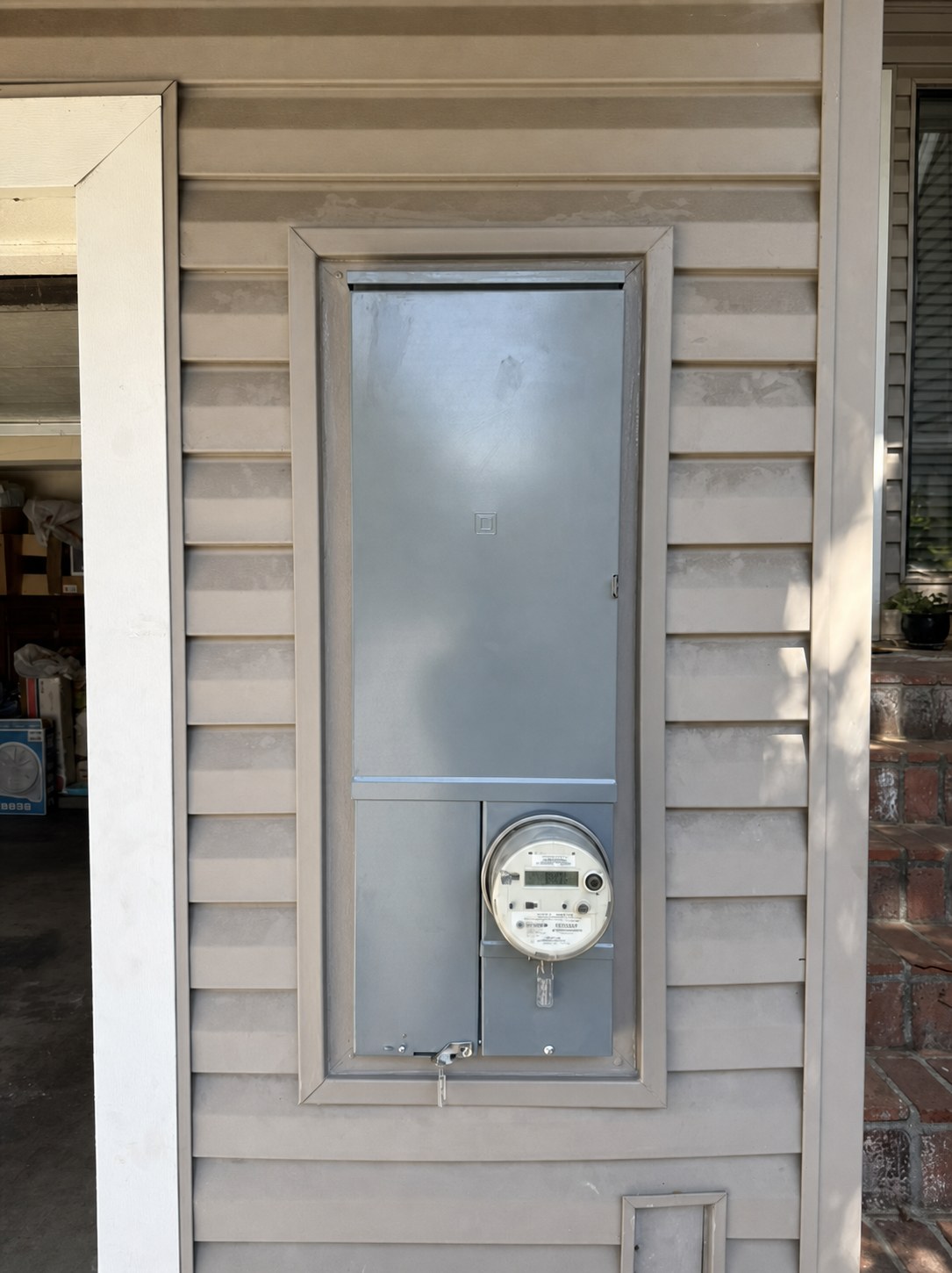 Finished residential electrical panel upgrade